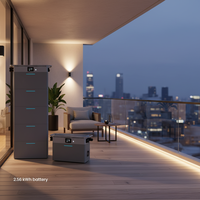 Baterai Deye Tegangan Rendah Mico Hybrid Battery 2.56kWh SUN-BK250-2.56KWH-EU-AM4-18/32L untuk Sistem Balkon