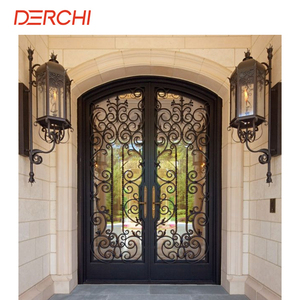 Porta d'Ingresso in Ferro Battuto di Design Lussuoso Personalizzata DERCHI per Residenze - Product Image 5