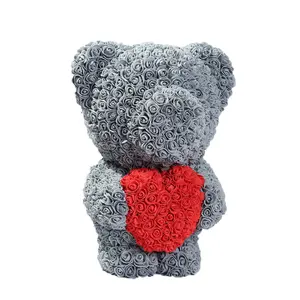 2022 Valentine's Day Gift 60cm Standing Teddy Rose Bear