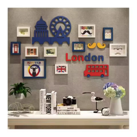 Juego de 11 Marcos para Cuadros, Marcos de Fotos de Madera de Pino Sólido de Primera Calidad para Decoración del Hogar, Kit de Exhibición de Arte de Pared de Estilo Nórdico