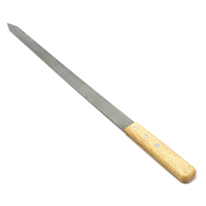 Brochettes Kabob en métal plat manche en bois brochettes de barbecue bâtons de <span class=keywords><strong>brochette</strong></span> de viande turque pour les accessoires de barbecue en plein air - Product Image 3