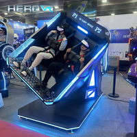 Simulador de Vuelo HEROVR 360, Cabina de Realidad Virtual, Experiencia de Carreras y Vuelo para el Hogar, Educación, Parques Temáticos al Aire Libre
