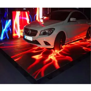 HD P5.2 LED floor tile screen The interactive sensor floor tile screen has an immersive experience A joyous scene of dancing