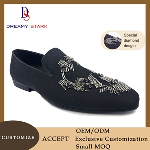 Chaussures habillées et Richelieu pour hommes en cuir véritable, de haute qualité, faites à la main, avec motif diamant DIY, design original et logo personnalisé - Product Image 2