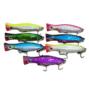 Leurre flottant artificiel souple en ABS de 13 cm et 43 g pour la <span class=keywords><strong>pêche</strong></span> en mer, leurre popper pour thon GT, kit de leurres pour la <span class=keywords><strong>pêche</strong></span> en bateau en mer, marlin - Product Image 1