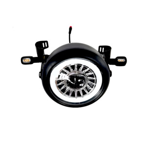 Vintage LED elektrische fietsverlichting, fietsaccessoires voor op de weg met comfortabele dikke banden - Product Image 6