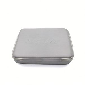 Étui de transport carré élégant en EVA moulé grande capacité, étanche et antichoc avec inserts en cuir pour appareils électroniques (ODM) - Product Image 1