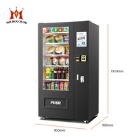 Nouvelle Arrivée Distributeurs Automatiques de Snacks en Gros Distributeurs de Boissons en Bouteille et Sodas pour Intérieur avec Lecteur de Carte SDK Basé sur le Cloud
