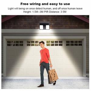 Caméra de surveillance intelligente WiFi HD 1080P avec détecteur de mouvement, lumière solaire LED extérieure étanche, pour usine, garage, jardin - Product Image 3