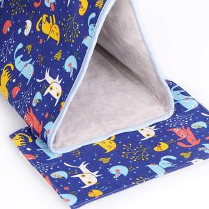 Casa de poliéster para pájaros y loros, nido para mascotas, saco de dormir, hamaca de algodón para hámsteres pequeños, para usar en el suelo o colgada. - Product Image 2