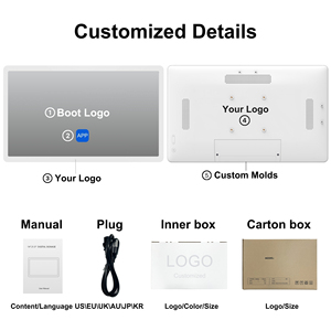 2025 21.5 inch treo tường Incell màn hình cảm ứng kỹ thuật số biển Tùy chọn PoE Android 13 4 + 32GB 1920*1080 IPS Tablet PC - Product Image 5