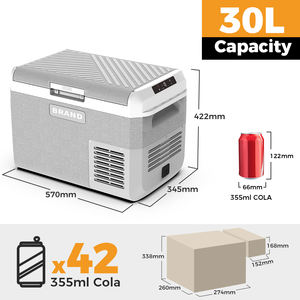 Réfrigérateur-congélateur portable pour voiture ICECO MCD30-1N1 12V 24V, compresseur rechargeable USB, double usage, camping, camion, camping-car, bateau - Product Image 2