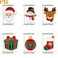 Set Bros Tetesan Minyak Natal 2026, Lencana Logam, Aksesoris Pakaian Sederhana, Tersedia, Penjualan Langsung Pabrik untuk Dekorasi Pakaian