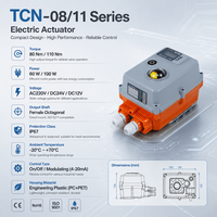 Actionneur électrique intelligent Radiant Brand RDNT-11EX pour vanne à boisseau sphérique, marche/arrêt, AC/DC 95-265V, rotation en 10s, boîtier IP67, angle de 90°