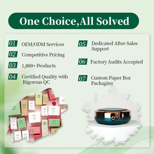 Đệm không khí trường hợp Rose Gold màu xanh lá cây đệm không khí bột trường hợp nền tảng nhỏ gọn trường hợp bao bì - Product Image 5