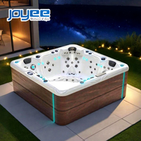 JOYEE Backyard SPA Jacuzzis Fournisseur Offre Spéciale Outdoor Hot Tub CE Approved Cheap Price China Whirlpool Factory avec Waterfall