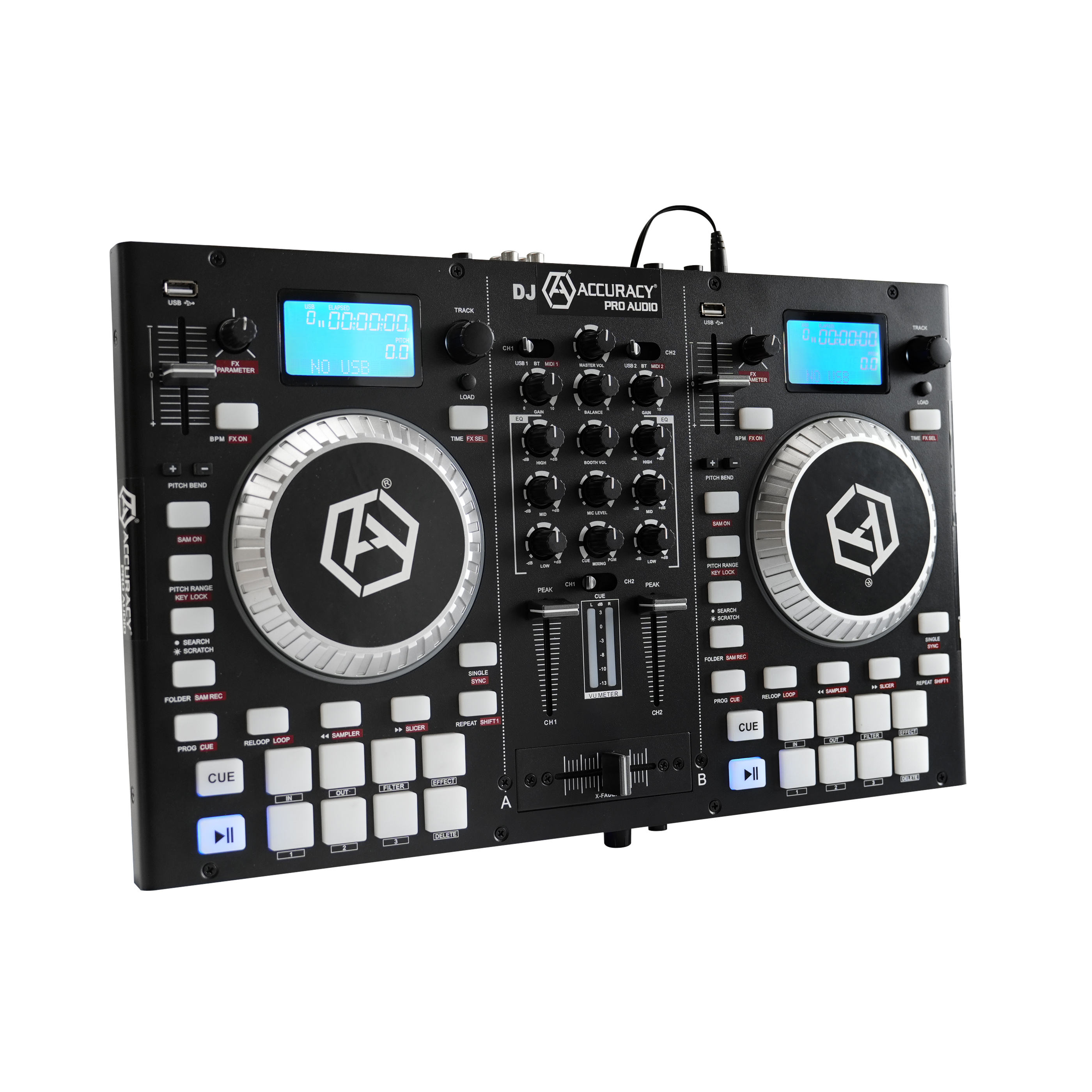 Accuracy Pro Audio MIDI-1915 - Professional DJ Controller