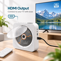 Lecteur DVD multimédia domestique avec lecteur de CD, haut-parleurs, sortie vidéo USB HDMI, radio FM, lecteur de musique