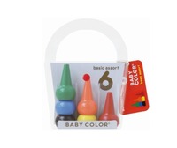 Crayones de Bloques de Construcción Japoneses de Alta Calidad al por Mayor, 6 Colores, Lavables, Antiadherentes, Juego de Juguetes para Niños Unisex, Modelo Aozora-2