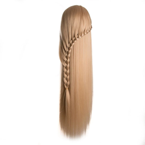 Cabezas de Maniquí <span class=keywords><strong>para</strong></span> Peluqueros, Cabeza de Entrenamiento Sintética de 32 Pulgadas, Peinados, Cabeza de Maniquí <span class=keywords><strong>para</strong></span> Prácticas - Product Image 5