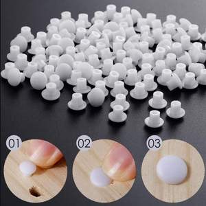 Bouchons en plastique ronds à visser pour trous, type bouton, pour meubles, clôtures, poteaux, tuyaux, embouts de finition - Product Image 4
