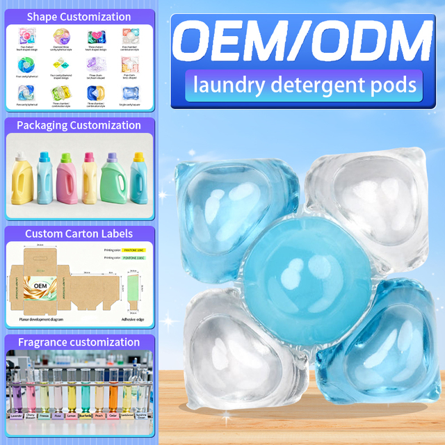 Microcapsule Laundry Beads Customizable Fragrance Locking Washing Machine Detergent Pods Softening Clothes Cleaning Products