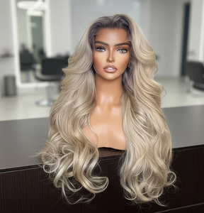 Peluca Kosher de Seda con Encaje Superior, Cabello Humano Real Rubio, Cutícula Alineada, Peluca Kosher para Chicas Blancas con Pérdida de Cabello - Product Image 4