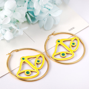 ต่างหูห่วงคริสต์มาส สแตนเลส ดีไซน์ถุงเท้าการ์ตูน เครื่องประดับสำหรับงานปาร์ตี้ ต่างหูแฟชั่นสำหรับผู้หญิง - Product Image 4