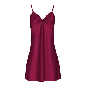 Camisón de satén elástico sin espalda con tirantes y almohadilla en el pecho <span class=keywords><strong>para</strong></span> <span class=keywords><strong>mujer</strong></span>, transpirable, <span class=keywords><strong>para</strong></span> verano, estilo Victoria - Product Image 5