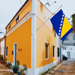 Venta al por mayor 3x5ftBosnia y Herzegovinaflags 100D poliéster Personalizar todas las naciones envío rápido Proveedor confiable entrega rápida - Product Image 1