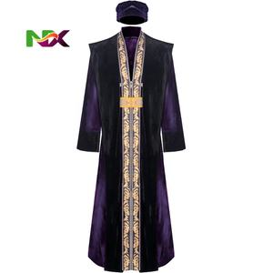 ชุดคอสเพลย์อัลบัส ดัมเบิลดอร์ จากโรงเรียนฮอกวอตส์ เสื้อคลุมพ่อมดสีม่วงสำหรับผู้ใหญ่ ชุดแฟนตาซีสีม่วงสำหรับผู้ชาย ชุดแฟนซีสำหรับงานฮาโลวีนและงานคาร์นิวัล - Product Image 1
