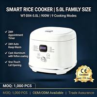 Autocuiseur Électrique Intelligent en Acier Inoxydable WT-D04-5.0L, Antiadhésif, 9 Modes de Cuisson, Contrôle Tactile, Appareil de Cuisine Domestique