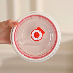 Bol de conservation en porcelaine avec couvercle pour le déjeuner et le dîner, compatible micro-ondes et réfrigérateur, en céramique pour la cuisine - Product Image 4