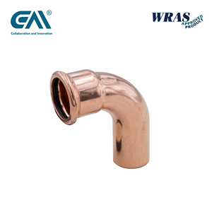 Phụ kiện ống nối đồng đỏ tiêu chuẩn Úc VAU DN15 20 25mm 1/2\" X 1/2\" 45 độ kiểu M <span class=keywords><strong>V</strong></span> đúc dùng cho hệ thống HVAC - Product Image 5