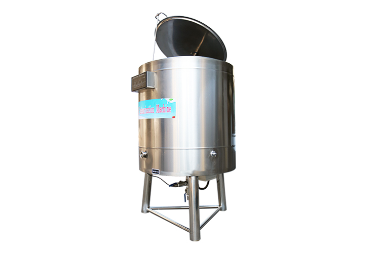 Easy operation vertical type small dairy milk pasteurization machine price