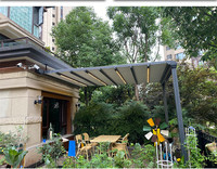 Auvent rétractable motorisé électrique en PVC imperméable sur mesure pour jardin, protection solaire extérieure, balcon