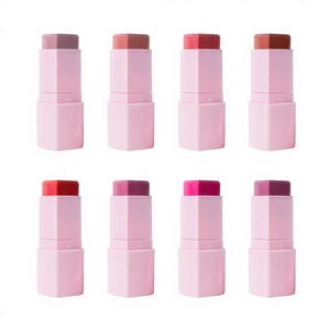 MLM Private Label <b>Blush</b> Stick High Pigment Cream <b>Blush</b> Custom Logo Long Lasting Cream Stick Dewy Finish Cream <b>Blush</b> Face Makeup - Product Image 1