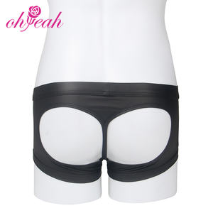 ठोस रंग के अंडरवियर बॉक्सर बॉक्सर ब्लैक सेक्सी पु चमड़े के कूल्हे के निचले हिस्से को पुरुषों की उच्च गुणवत्ता के लिए बॉक्सर शॉर्ट्स - Product Image 6