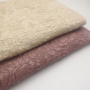 भारी उद्योग राहत बैंगनी जाक्वार्ड कपड़े जैक्वार्ड मखमली वेलेवेट वेलेचर वर्वेट पार्टी के कपड़ों के लिए 3 डी राहत - Product Image 2