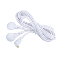 Câble médical PVC durable de 150 cm pour unité TENS EMS, électrodes de dispositif médical de classe I pour soulagement de la douleur, confortables, Konmed