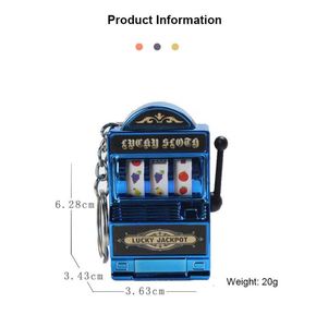 Porte-clés promotionnel en plastique, mini machine à sous porte-bonheur, porte-clés machine à fruits - Product Image 6
