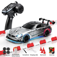 Coche RC a escala 1/43, semiproportional, mini, 2.4G, coche de carreras con control remoto, juguete para niños