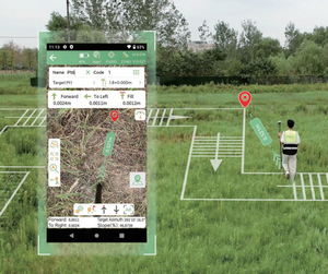 Récepteur GNSS RTK de haute précision centimétrique Singular XYZ avec affichage visuel, instrument de topographie portable - Product Image 2