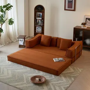 रहने वाले कमरे के बेडरूम स्टूडियो के लिए आउटडोर होटल जिम के लिए फिक्स्ड फ्रेम के साथ बेरंग परिवर्तनीय कॉर्डरॉय - Product Image 5