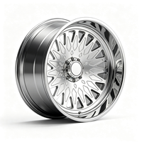 Jantes en alliage forgé personnalisées SL 22x12 24x14 26x14 26x16 8x165.1 6x139.7 8x170 8x180 Finition polie Jantes à fond profond pour Ford F-150