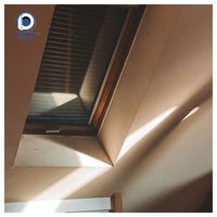 Fenêtre de toit électrique à double vitrage avec cadre en aluminium thermolaqué résistant aux UV, pour toit plat, étanche