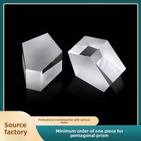 Prisme pentagonal de haute précision à 90 degrés pour la direction du faisceau optique, nivellement laser, verre K9, surface non revêtue, personnalisable