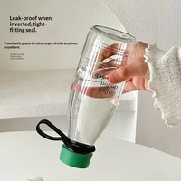 Gobelet isotherme portable en verre pour femme avec couvercle hermétique, design minimaliste moderne, logo personnalisé pour café et boissons
