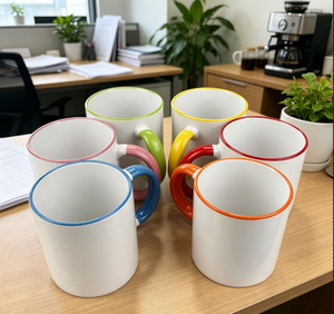 <span class=keywords><strong>Taza</strong></span> <span class=keywords><strong>de</strong></span> Cerámica Personalizada <span class=keywords><strong>con</strong></span> Logotipo, Diseño Moderno Más Vendido, <span class=keywords><strong>con</strong></span> <span class=keywords><strong>Color</strong></span> <span class=keywords><strong>Interior</strong></span> Único y Exterior Blanco, para Café - Product Image 3