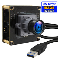 Módulo de Cámara USB 3.0 ELP IMX678 Gran Angular 4K 60FPS, Cámara USB de Baja Iluminación 0.1Lux, Mini Cámara para PC 2160P para Windows, Linux, Mac